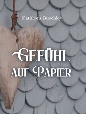 cover image of Gefühl auf Papier